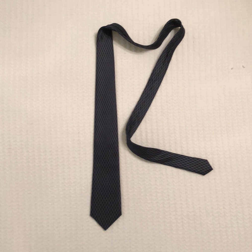 Navy/Black Boys Tie